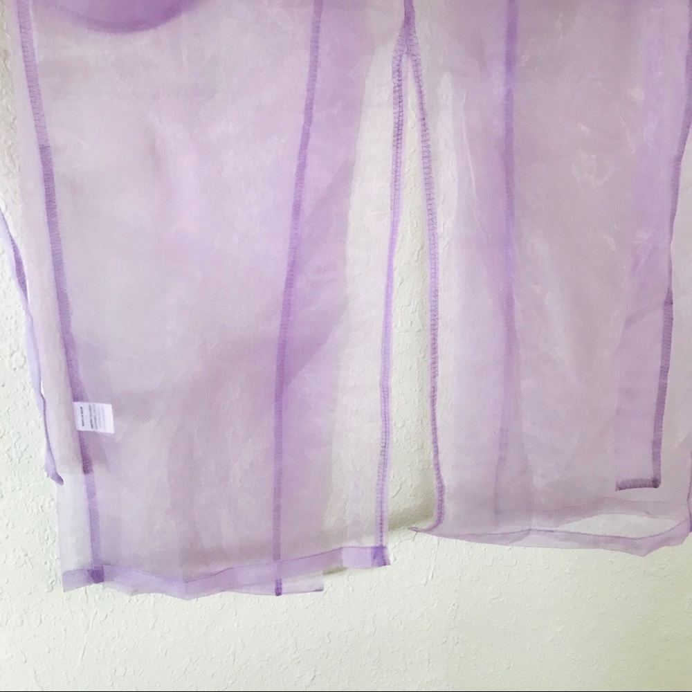 Quii Exquisite Collection Chiffon Robe NWT - Picture 6 of 6